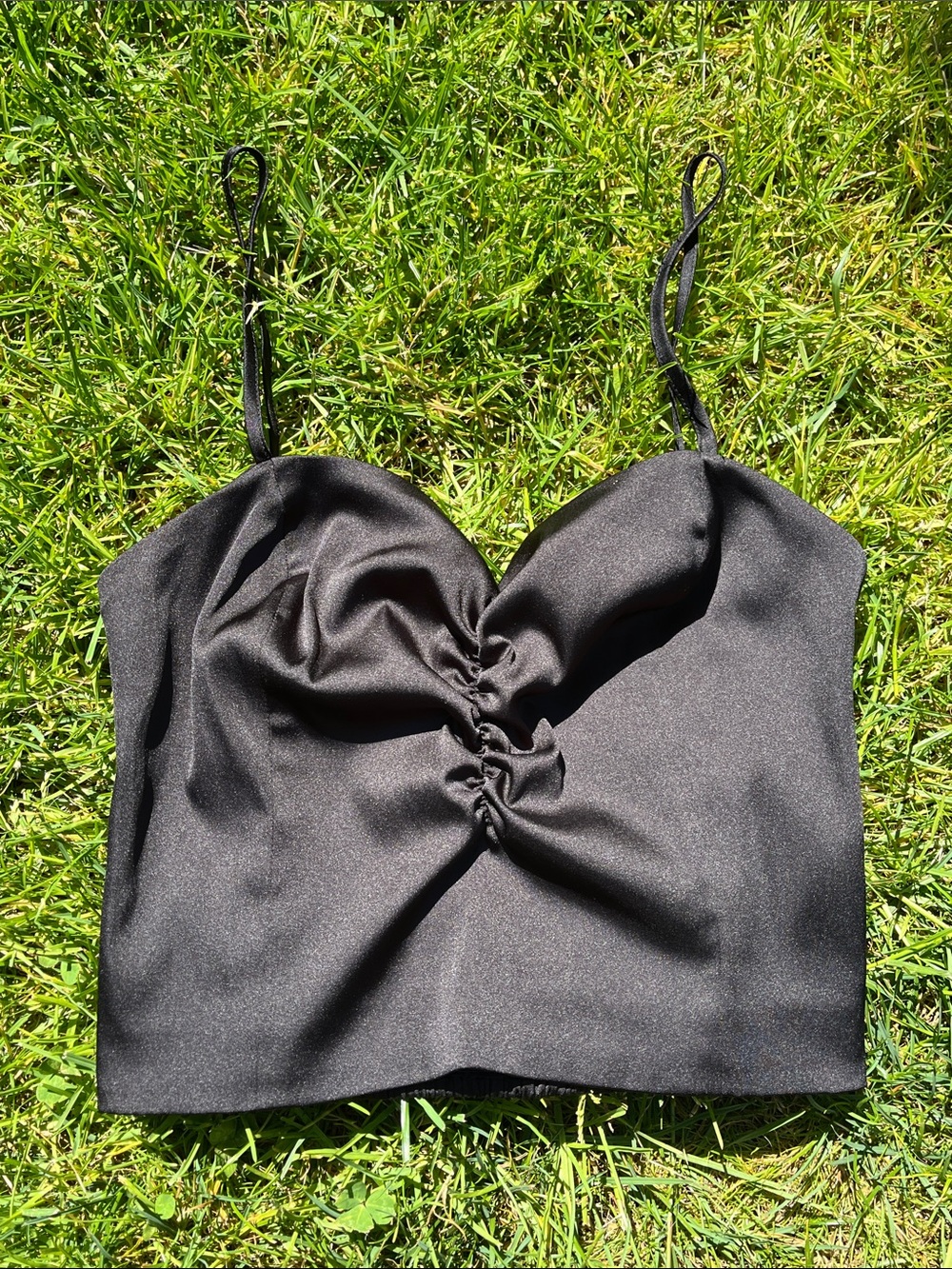 Aritzia Sunday Best Shimmer Satin Camisole